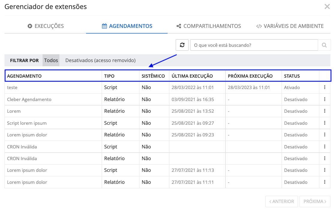 funcionalidades